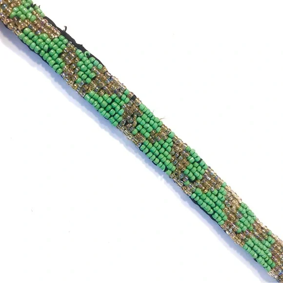 CHRISTIANA Multicolor Glass Beaded Crossbody Bag Purse - Picture 5 of 7